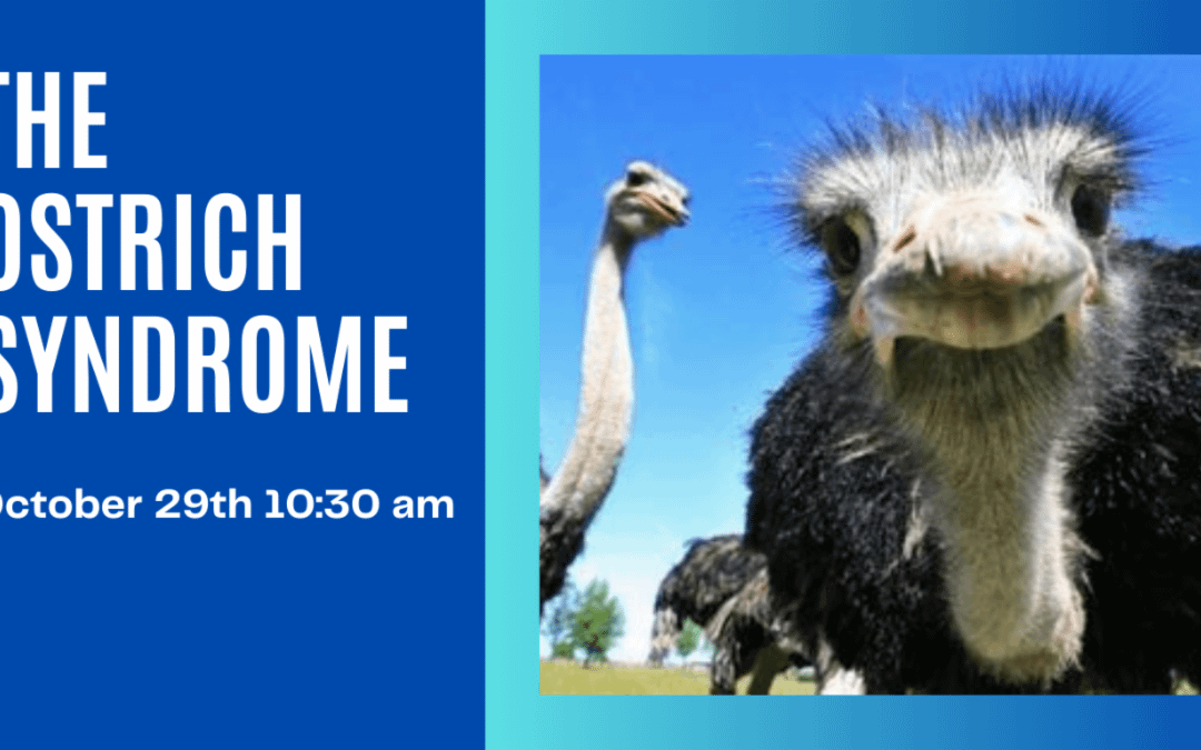 The Ostrich Syndrome – Audio