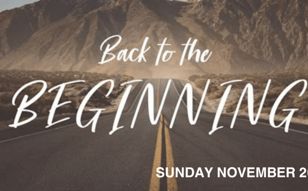 Back to the Beginning – Audio